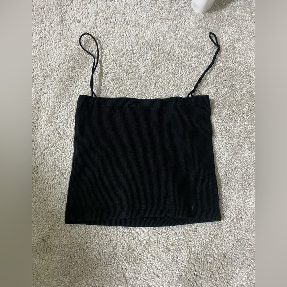Zara Black Crop Top